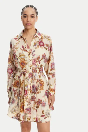Devotion Twins Sukienka koszulowa Lemon 025.316G Loose Fit