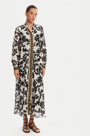 Devotion Twins Sukienka letnia Armoni 025.306G Loose Fit