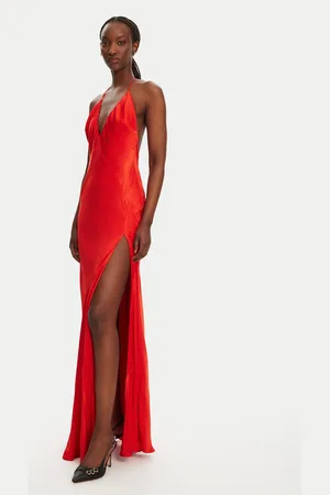 Bardot Sukienka wieczorowa YVE Halter 59315DB Slim Fit