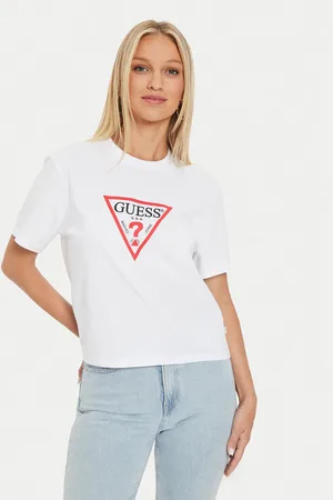 Guess T-Shirt W4YI73 K8HM0 Boxy Fit