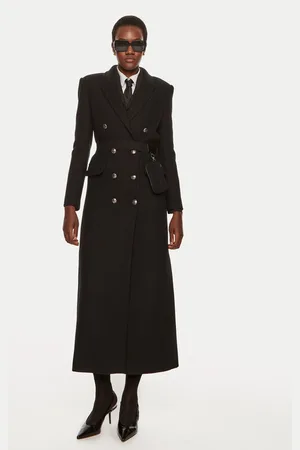 Elisabetta Franchi Płaszcz przejściowy CP-002-46E2-V1000 Regular Fit