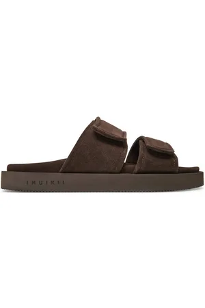 INUIKII Klapki Suede Double Band 50102-510
