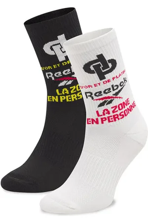 Reebok Zestaw 2 par wysokich skarpet unisex JUL CREW SOCK HI3894 Kolorowy