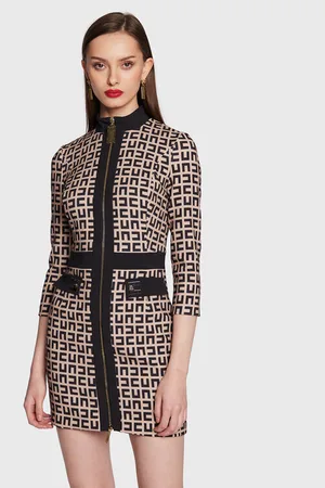 Elisabetta Franchi Sukienka koktajlowa AB-339-31E2-V460 Slim Fit