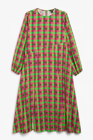 Monki Kobieta Sukienki asymetryczne - Asymmetric midi dress