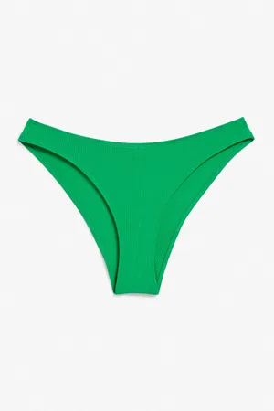 Monki Ribbed bikini briefs
