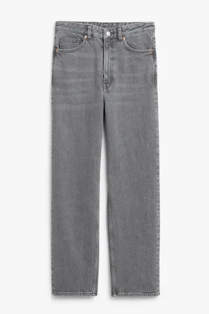 Monki Zami extra high waist straight jeans