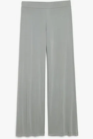 Monki Wide leg super-soft trousers