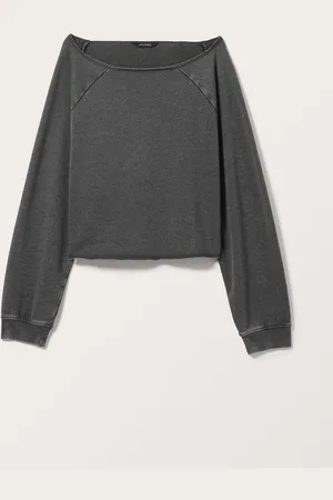 Monki Loose Boatneck Long Sleeve Sweater