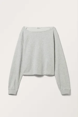 Monki Loose Boatneck Long Sleeve Sweater