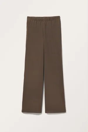 Monki Regular fit soft trousers