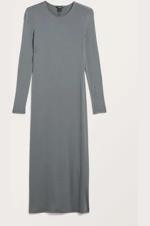 Monki Long soft bodycon dress