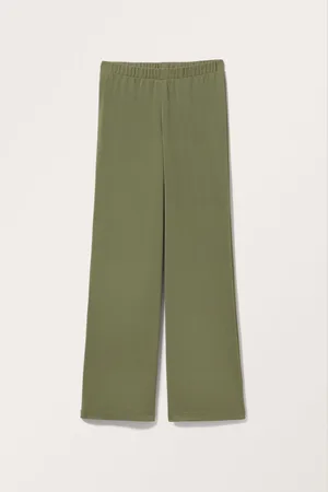 Monki Regular fit soft trousers