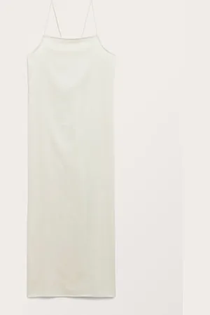 Monki Square neck midi slip dress