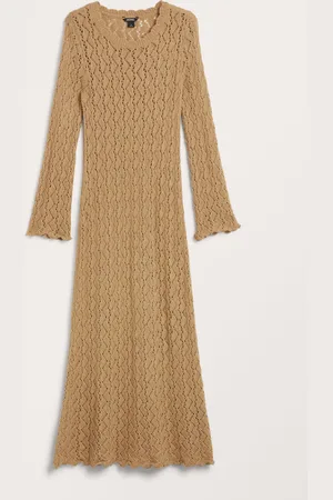 Monki Fine knit wool blend maxi dress
