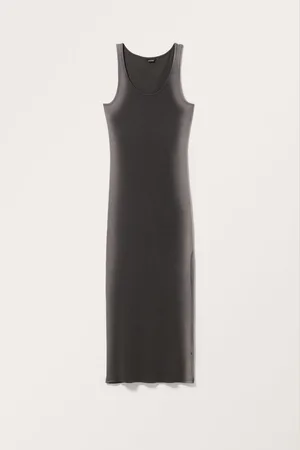 Monki Ribbed Sleeveless Bodycon Dress