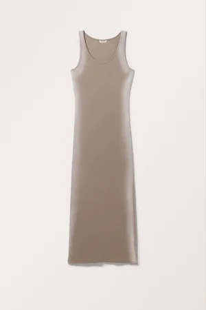 Monki Ribbed Sleeveless Bodycon Dress