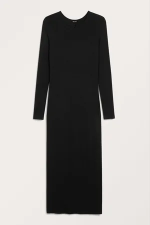 Monki Long soft bodycon dress