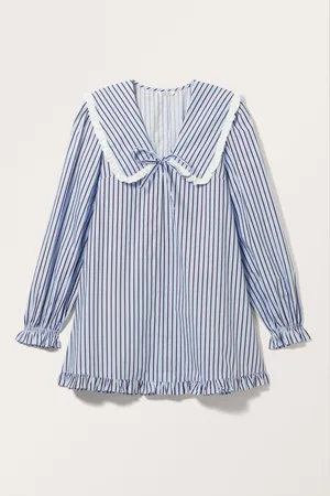 Monki Puffy Sleeve Mini Dress