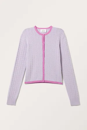 Monki Knitted Long Sleeve Cardigan