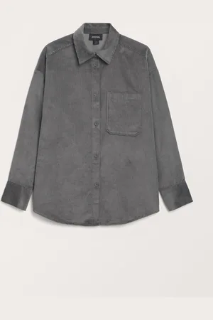 Monki Oversized corduroy shirt