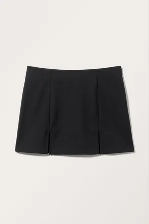 Monki Vented Suiting Mini Skirt