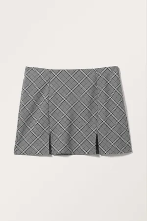 Monki Vented Suiting Mini Skirt