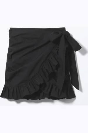 Monki Frilled Mini Wrap Skirt