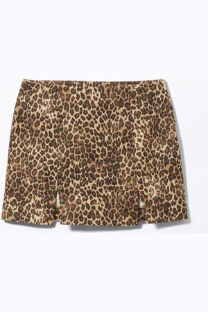 Monki Vented Mini Skirt