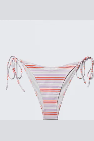 Monki Strappy Printed Bikini Bottoms