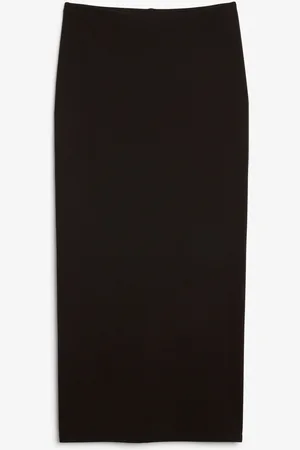 Monki Jersey pencil skirt
