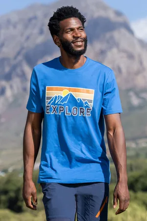 Mountain Warehouse Explore męski T-shirt organiczny