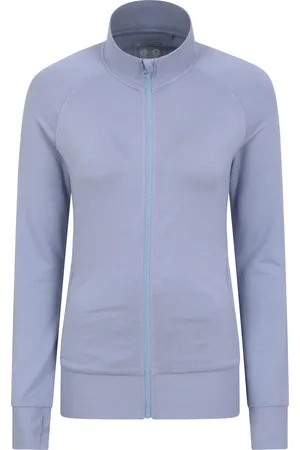 Mountain Warehouse Damski top zamykany na zamek błyskawiczny z bambusa, pod ubranie przeciwdeszczowe