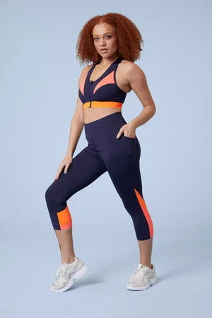 Active People Colour Block damskie legginsy Capri