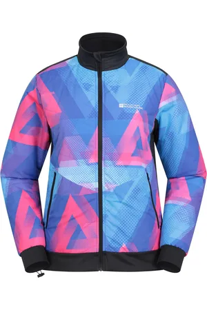 Mountain Warehouse Chaser pikowana kurtka damska z nadrukiem do jazdy na rowerze