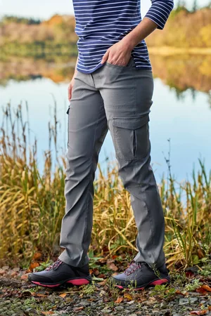 Mountain Warehouse Damskie spodnie cargo ze stretchem