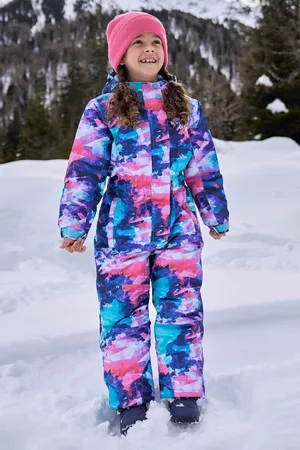 Mountain Warehouse Dziecięcy kombinezon z nadrukiem w chmurę