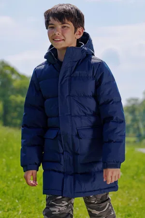 Mountain Warehouse Wodoodporna Długa Kurtka Dziecięca Pikowana