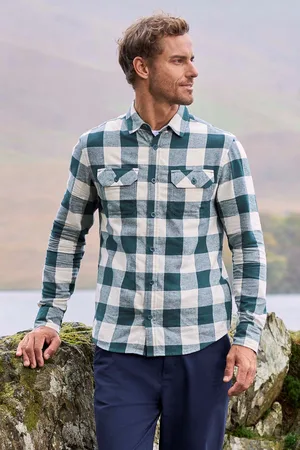 Mountain Warehouse Trace – męska flanelowa koszula z długim rękawem
