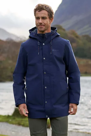 Mountain Warehouse Foxtail — męska wodoodporna kurtka z długą polarową podszewką