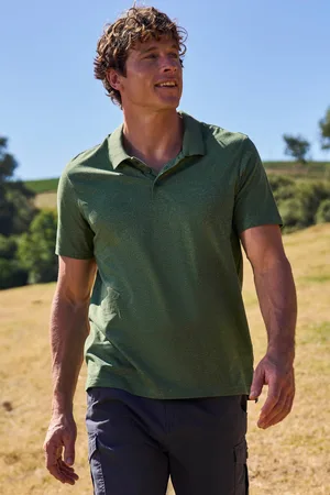 Mountain Warehouse Cordyline Textured - koszulka polo męska