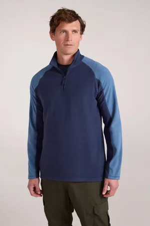 Mountain Warehouse Ashbourne II męski polar z zamkiem błyskawicznym pod szyją
