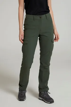 Mountain Warehouse Damskie spodnie cargo ze stretchem