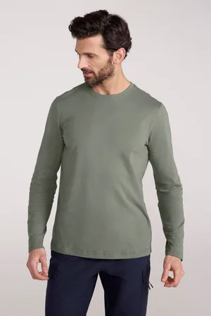 Mountain Warehouse Flint Crew Neck męska koszulka z długim rękawem