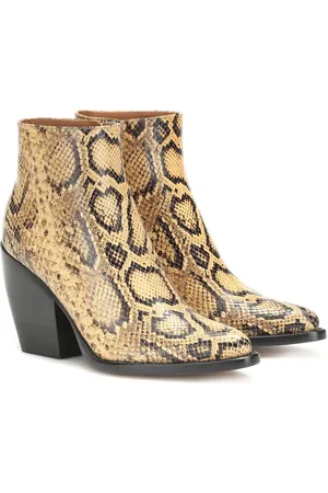Chloé ChloÃ© Rylee snake-effect leather boots