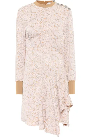Chloé Vestido de jacquard asimétrico
