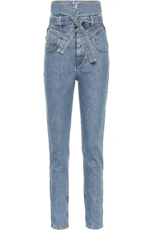 The Attico High-rise straight jeans