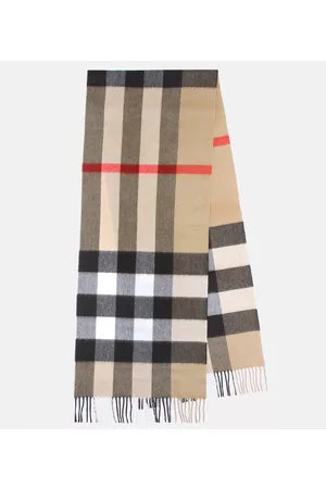 Burberry Mega Check cashmere scarf