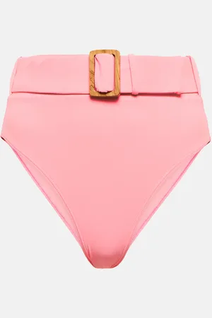 ALEXANDRA MIRO Floral high-rise bikini bottoms