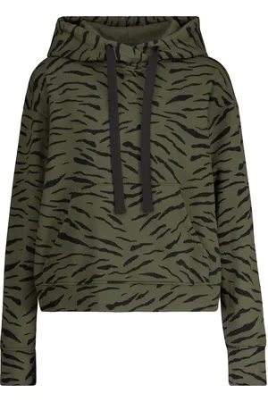 Velvet Roseanne printed cotton hoodie